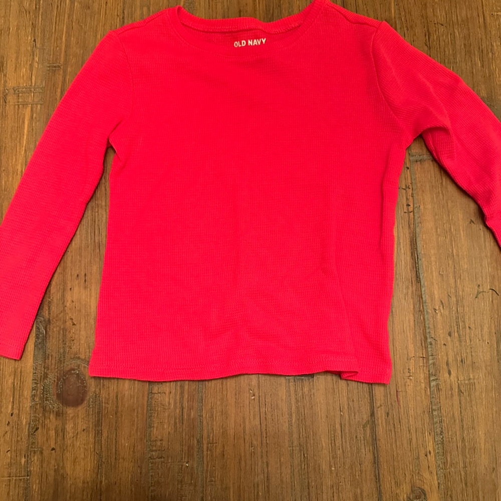 Old navy bright pink like new long sleeve size 4T